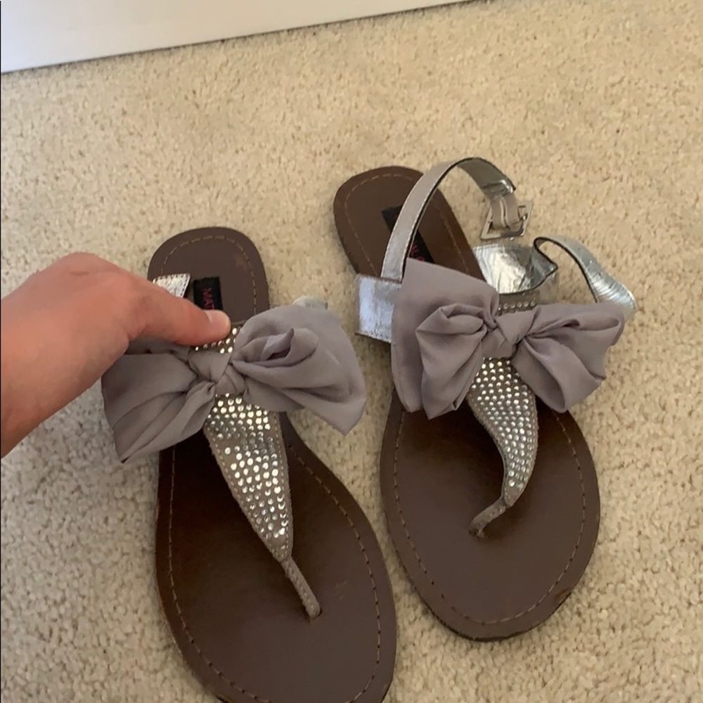 Super Cute Silver Sandals
